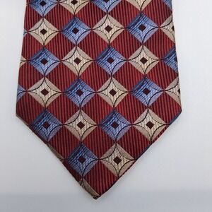 XMI‎ for Nordstrom Men's Neck Tie Multicolor Geometric Pattern Silk